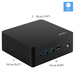 MSI Cubi NUC 1M Intel Core 7 150U Desktop PC, NUC, SFF, Mini Computer, HTPC, (16GB RAM, 1TB Storage, Windows 11 PRO), Intel Graphics/DDR5/Dual ThunderBolt 4/Dual HDMI/Dual LAN/WiFi 6E/BT 5.3/VESA thumbnail 9