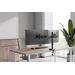 Neomounts NERO DS60-600BL2 Monitorarm Zwart