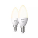 Philips Hue Kaarslamp White E14 Duo pack