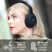 Lindy BNX-60 Wireless Active Noise Cancelling Headphones with aptX, Matt Black thumbnail 3