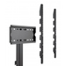 Manhattan Vloerstandaard voor TV’s en monitoren (ultraslank), voetmontage, voor schermen 37"–55", VESA-compatibiliteit: van 200x200 tot 400x400 mm (controleer de afmetingen van de vier montagegaten aan de achterzijde), max. 40 kg, zwart