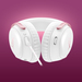 HyperX Cloud III Wired Gaming Headset - Wit/Roze (PC, PS5, Xbox Series X/S)