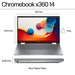 HP Chromebook Plus x360 14b-cd0930nd