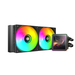 Mars Gaming ML-VISIONPRO240 Processor All-in-one liquid cooler 12 cm Black 1 pc(s) thumbnail 1