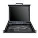 StarTech.com Consola KVM de 8 Puertos para Montaje en Rack con Cables de 1.8m - Teclado QWERTY - Conmutador KVM integrado con Monitor LCD de 17" - Switch KVM LCD 1U - KVM OSD - 50000 MTBF