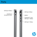 HP OmniBook X FlipNGAI 14-fm0001sa Copilot+ PC Intel Core Ultra 7 256V Laptop 35.6 cm (14″) Touchscreen 3K 16 GB LPDDR5x-SDRAM 1 TB SSD Wi-Fi 7 (802.11be) Windows 11 Home Silver thumbnail 5