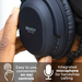 Lindy BNX-60 Wireless Active Noise Cancelling Headphones with aptX, Matt Black thumbnail 6