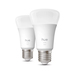 Philips Hue A60 White E27 1100lm 2-pack