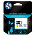 HP Ink Cartridge - No 301 - 165 Pages - Tri-color
