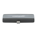 Manhattan 190404 base para laptop o replicador de puertos Alámbrico USB 3.2 Gen 2 (3.1 Gen 2) Type-C Gris