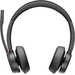POLY Auriculares Voyager 4320 con certificación de Microsoft Teams + adaptador BT700 + Soporte de carga