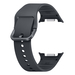 Samsung Galaxy Watch 8 Series Siliconen Sport Bandje Donkergrijs S/M