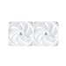 Chieftec ICEBERG 240-RGB-W Computer case All-in-one liquid cooler 12 cm White thumbnail 2