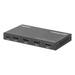 Manhattan Alterna entre tres entradas HDMI en una salida HDMI (3x1), 4K60Hz, 18G, conmutación automática y manual, mando a distancia por infrarrojos, negro