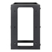 Intellinet Rack abierto de 19" para montaje en pared, 4 postes, 15U, Marco abatible, 15 Unidades, 600 mm de profundidad, ensamblado, negro RAL 9004