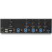 StarTech.com Switch Conmutador KVM de 4 Puertos HDMI - 4K de 30Hz - de Pantalla Doble