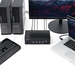 StarTech.com Switch Conmutador KVM de 4 Puertos HDMI - 4K de 30Hz - de Pantalla Doble