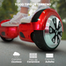 Vorago HB-200-RD scooter auto balanceado Scooter de auto-equilibrio 12 kmh 4400 mAh Rojo