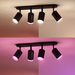 Philips Hue Fugato Opbouwspot White and Color - Zwart - 4-spots