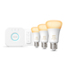 Philips Hue White Ambiance Starter Pack E27 met 3 lampen, dimmer + Bridge
