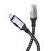 Manhattan 394826 cambiadores de género de cables RJ-45 USB-C Negro, Plata