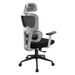 Vorago CGM-400-BK silla para oficina o computadora asiento acolchado respaldo de malla