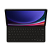 Samsung Galaxy Tab S9/S9 FE/S10 FE/S10 Lite Slim Toetsenbord Hoes QWERTY Zwart
