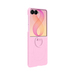 Samsung Galaxy Z Flip 8 Siliconen Back Cover met Magneet Roze