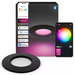 Philips Hue Inbouwspot Slim - White and Color - 90mm - Zwart