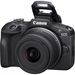 Canon EOS R100 Zwart + 18-45mm