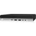 HP EliteDesk 705 35W G4 AMD PRO A10 A10-9700E 8 GB DDR4-SDRAM 500 GB HDD Windows 10 Pro Mini PC Black thumbnail 2