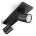 Philips Hue Runner opbouwspot White Ambiance - 2 Spots - Zwart + Dimmer