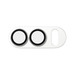 PanzerGlass ® Fender Camera Lens Protector Silver iPhone Duo Doorzichtige schermbeschermer Apple 1 stuk(s)