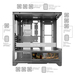 Mars Gaming MCLCDX computer case Midi Tower Black thumbnail 13