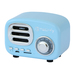 Techly ICASBL12BLUE portable/party speaker Blue, Silver 5 W thumbnail 4