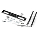 StarTech.com Soporte de Pared para TV de Pantalla Plana - Ajustable