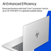 HP EB6G2i14 7 350 14 16GB/512 PC Portugal – Portuguese localization Intel Core 7 Laptop 35.6 cm (14″) WUXGA LPDDR5x-SDRAM 512 GB SSD Wi-Fi 7 (802.11be) Windows 11 Pro AI PC Silver thumbnail 7