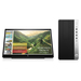 HP ProDesk 600 G4 + EliteDisplay S14 Intel® Core™ i5 i5-8500 8 GB DDR4-SDRAM 1 TB HDD Windows 10 Pro Micro Tower PC Black, Silver thumbnail 1