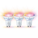 WiZ Spot - Gekleurd en Wit Licht - GU10 - 3-pack