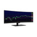 Lenovo ThinkVision P44w computer monitor 110.2 cm (43.4″) 3840 x 1200 pixels LED Black thumbnail 4