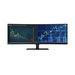 Lenovo ThinkVision P44w computer monitor 110.2 cm (43.4″) 3840 x 1200 pixels LED Black thumbnail 1