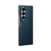 Samsung Galaxy Z Fold 8 Ultra Carbon Back Cover met Magneet Blauw