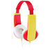 JVC HA-KD5R headphones/headset Wired Head-band Music Red thumbnail 1