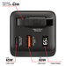 Verbatim GaN Charger 65W Universal Negro Corriente alterna Carga rápida Interior