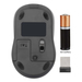 Manhattan Nano receptor USB-A, tres botones y rueda de desplazamiento, 1200 dpi, ambidiestro, negro