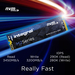 Integral 500GB SSD M.2 2280 NVME 1.4 PCIe Gen3 x4 R-3450MB/s W-2400MB/s TBW 180 M2 thumbnail 2