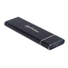 Manhattan 130455 caja para disco duro externo Carcasa para SSD Negro M.2