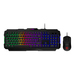 MSI FORGE GK100 COMBO US teclado Ratón incluido Juego USB QWERTY Inglés de EE.UU. Negro