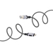 Manhattan 394826 cambiadores de género de cables RJ-45 USB-C Negro, Plata