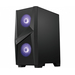 MSI MAG FORGE 100M Mid Tower Gaming Computer Case ‘Black, 2x 120mm RGB PWM Fan, 1x 120mm Fan, 1-6 RGB Hub, Tempered Glass Panel, ATX, mATX, mini-ITX’ thumbnail 3